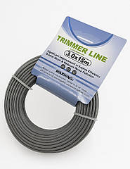 Посилена ліска для тримера 3 мм × 15 м | косильна струна з металевим тросом для мотокоси