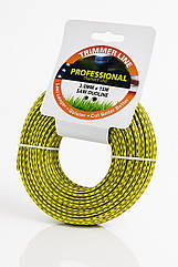 Ліска для тримера «Крокодил» 3 мм × 15 м | зазубрена посилена косильна струна