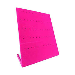 Підставка під сережки на 30 пар рожевий 740155 розмір 20х25 см