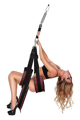 Гойдалка для сексу Secret Kisses Pleasure Swing чорна, 95 см