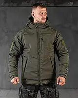 Зимняя куртка omni heat зсу, штурмовая куртка softshell непромокаемая, армейская теплая куртка олива dc490