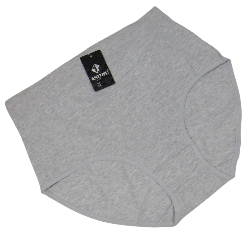 Високі трусики стягувальні бавовна XL сірі Anttifu 612, фото 1