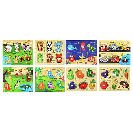 Дерев'яна іграшка Рамка-вкладиш (C9419)