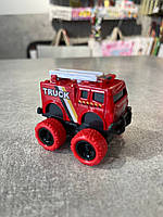 Машини набір JM52243 інерційні, пластикові, машинка 7см, 2 вида, 4 машини в наборі, коробка 9,8-5,5-32,5см., фото 2