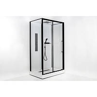 Гідромасажний бокс INSANA Kira 120x80x210 см з мілким піддоном та тропічним душем