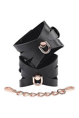 Наручники Sex and Mischief чорні, 28 см