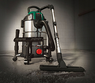 Пилосос промисловий для сухого та вологого прибирання Parkside з набором насадок 25 л 1400 Вт (PWD 25 C4)