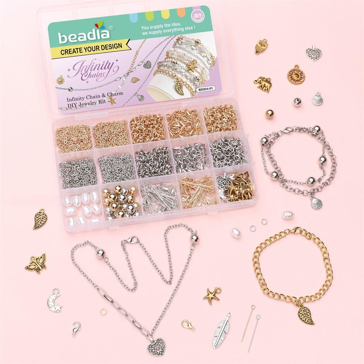 Набір для Творчості Beadia Виготовлення Беталевих Браслетів та Ланцюжків (01546)
