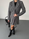Жіночий твідовий костюм зі спідницею та піджаком, фото 4