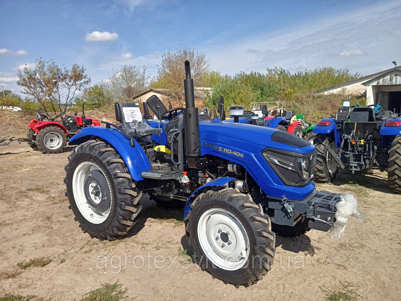 Мінітрактор FORTE RD 404 | реверс | колеса 28 | 2-х диск счепл. |, фото 1