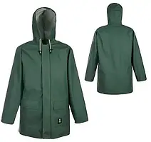 Дощовик плащ PROS 616 (з капюшоном, водонепроникний, зелений, Plavitex)
