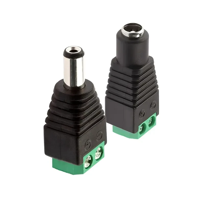 Гніздо + штекер з терміналами 5.5x2.1 мм, фото 1