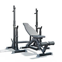 Лава регульована WCG Defender зі стійками Bugai Pro 3-в-1 силовий комплект для дому спортзалу R_2547