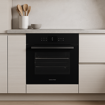 Електрична духова шафа з грилем і конвекцією Gunter & Hauer EOM 7009 BL - чорна, 70 л