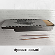 Зубочистка в баночках дерев'яні, зубочистки зі смаком одноразові в баночці дерево Жасмин, фото 6