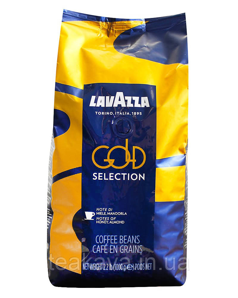 Кава в зернах Lavazza Espresso Gold Selection, 1 кг (70/30) 8000070043206, фото 1