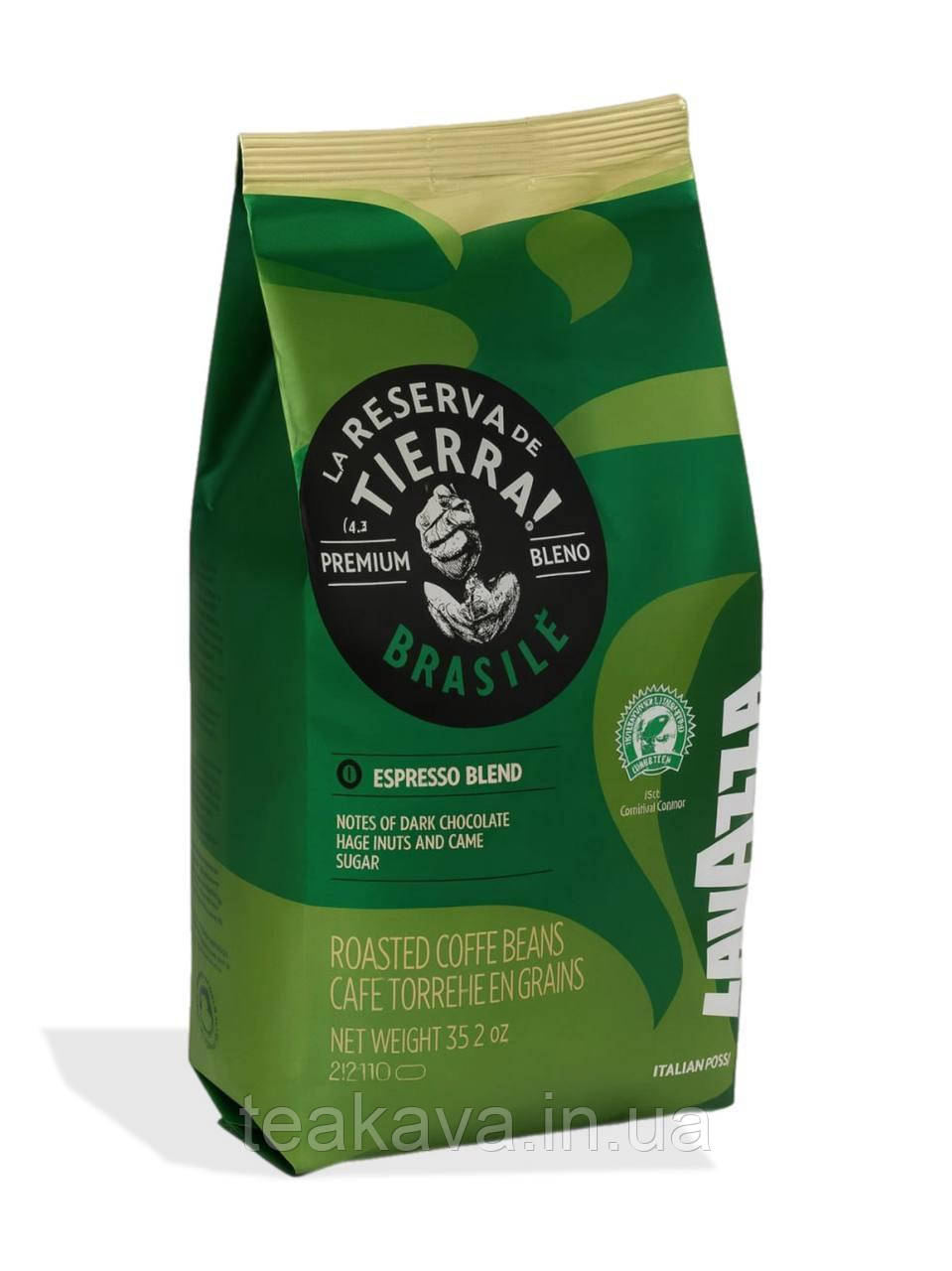 Кофе в зернах Lavazza La Reserva de Tierra Brasile Intense, 1 кг (70/30), фото 1