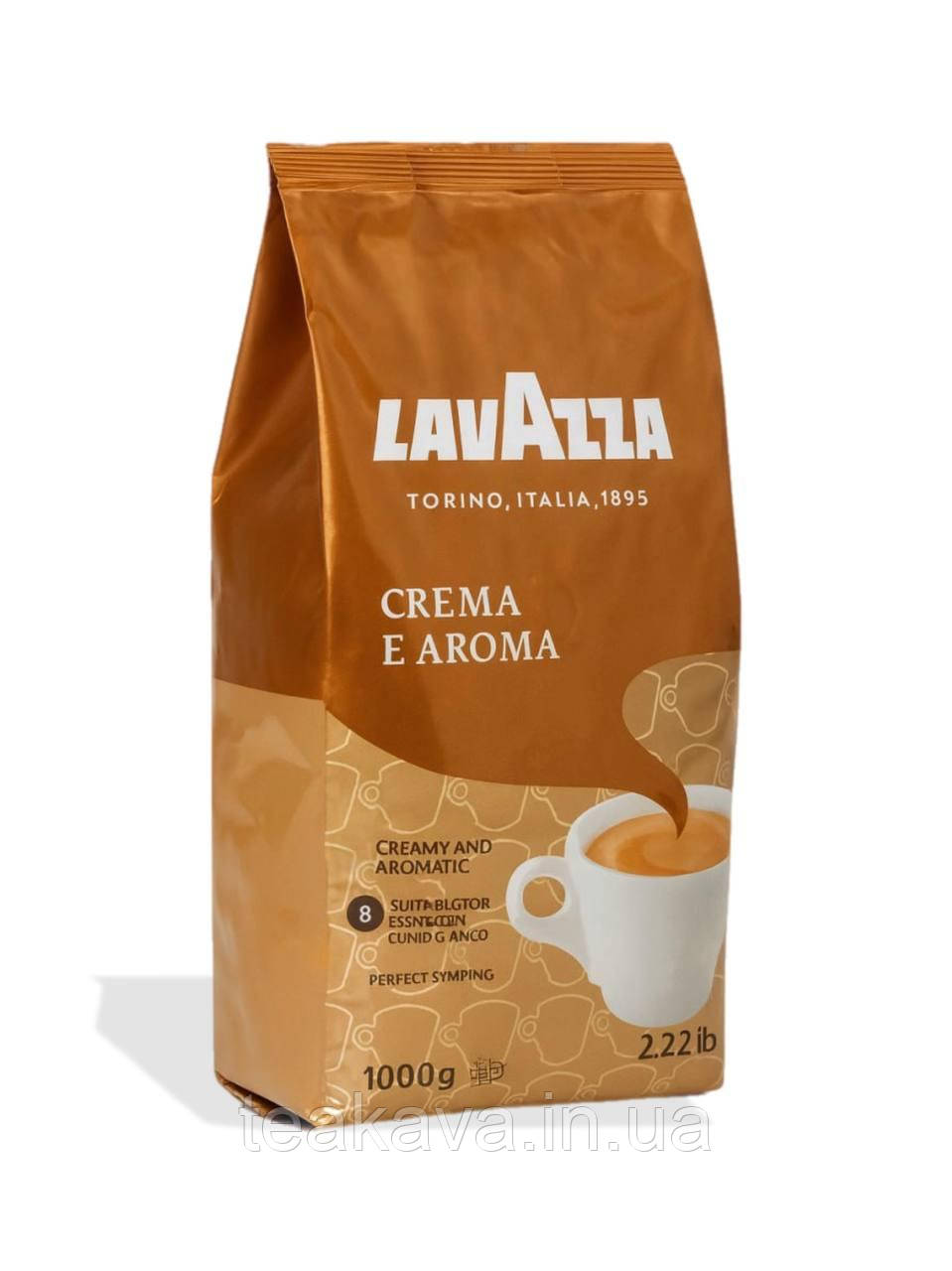 Кава в зернах Lavazza Crema e Aroma, 1 кг (60/40), фото 1