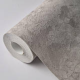 Шпалери вінілові 1.06 × 10.05 м Sintra 158-15, кавові з рельєфним візерунком для вітальні, спальні, кабінету, фото 6