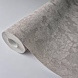 Шпалери вінілові 1.06 × 10.05 м Sintra 158-15, кавові з рельєфним візерунком для вітальні, спальні, кабінету, фото 5