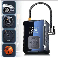 Акумуляторний компресор автомобільний бездротовий портативний насос Автокомпресор 6000mAh 150 PSI 120W