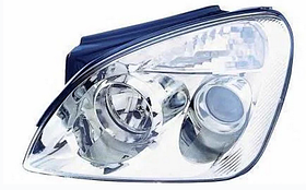 Фара ліва Kia Carens 06-12 Fps H7/H1/PY21W/W5W, -лампа