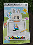 Дощечка ЛАБУБУ магнітна мозаїка 118 деталей W6528 Розмір 40-25-2,5 см, фото 2