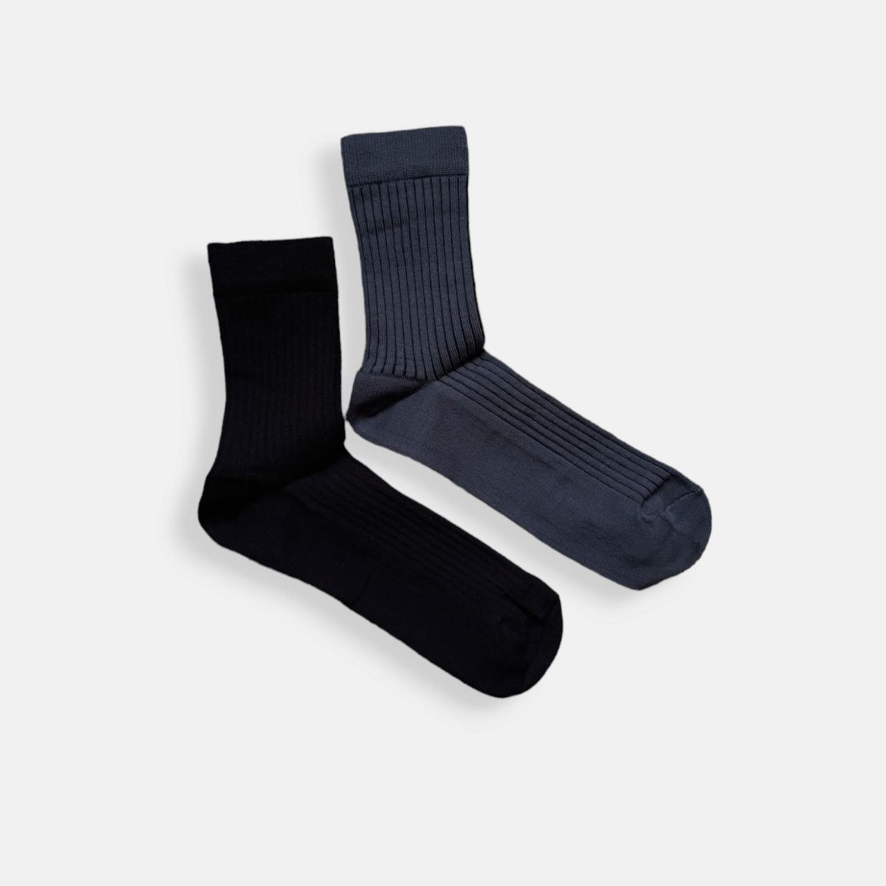 Чоловічі довгі шкарпетки в рубчик р. 27 (40-42), 29 (43-44)  Чорні, графіт, хакі ТМ ТвінСокс