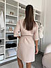 Халат жіночий "Belezza" від COSY вафельний, беж, фото 2