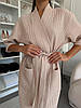 Халат жіночий "Belezza" від COSY вафельний, беж, фото 6