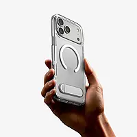 Чохол Spigen Ultra Hybrid S MagFit для iPhone 17 Pro, (2025), ACS09946, Clear White, фото 7