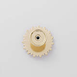 Меблева ручка для шафи, шухляди, комоду, ретро, декоративна, соняшник, The Chestnut, фото 6