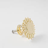 Меблева ручка для шафи, шухляди, комоду, ретро, декоративна, соняшник, The Chestnut, фото 4