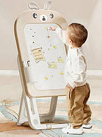 Мольберт двосторонній дитячий Lumpurini Missi Vario Comodo, регулювання висоти, стілець