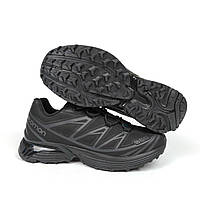 Чоловічі чорні спортивні термо кросівки Salomon XT-6 Thermo, туристичні зимові кросівки для чоловіків