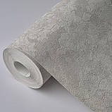 Шпалери вінілові 1.06 × 10.05 м Sintra 158-17, бежеві з рельєфним візерунком для вітальні, спальні, кабінету, фото 5