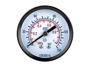 Манометр INTERTOOL (PT-1436) 1/4" 10 бар