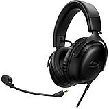 Гарнітура HyperX Cloud III Black (727A8AA), 53-мм драйвери, 10-мм мікрофон, сумісна з ПК та консолями, фото 5