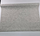 Шпалери вінілові 1.06 × 10.05 м Sintra 158-19, сірі з рельєфним візерунком для вітальні, спальні, кабінету, фото 2