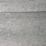 Шпалери вінілові 1.06 × 10.05 м Sintra 158-19, сірі з рельєфним візерунком для вітальні, спальні, кабінету, фото 4