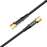 Кабель ColorWay USB Type-C - USB Type-C (M/M), прозора головка, PD швидка зарядка, 5 А, 100 Вт, 1.2 м, чорний, USB 3.2 Gen 1, фото 3
