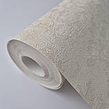 Шпалери вінілові 1.06 × 10.05 м Sintra 158-13, світло-бежеві з рельєфним візерунком для вітальні, спальні, кабінету, фото 6