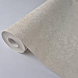 Шпалери вінілові 1.06 × 10.05 м Sintra 158-13, світло-бежеві з рельєфним візерунком для вітальні, спальні, кабінету, фото 5