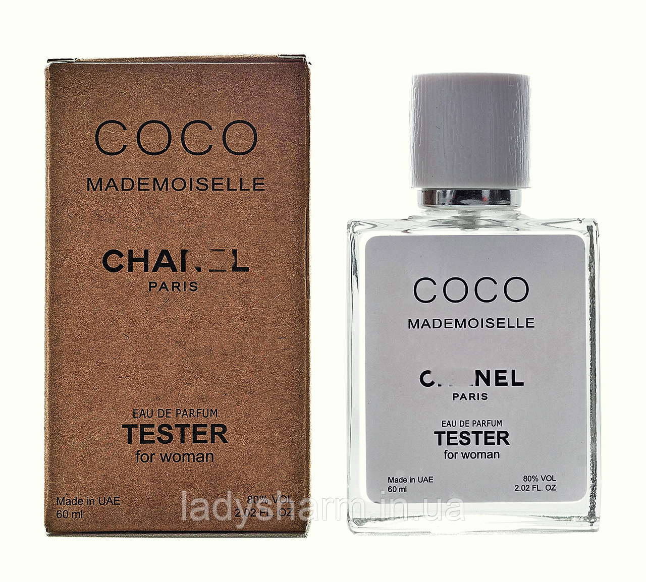 Жіночий тестер ВІП Coco Mademoiselle (Коко Мадмуазель), 60 мл крафт, фото 1