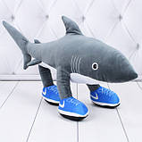 💙М'яка іграшка Акула Тралалеро Тралала довга подушка-обіймашка антистрес 42 см, фото 2