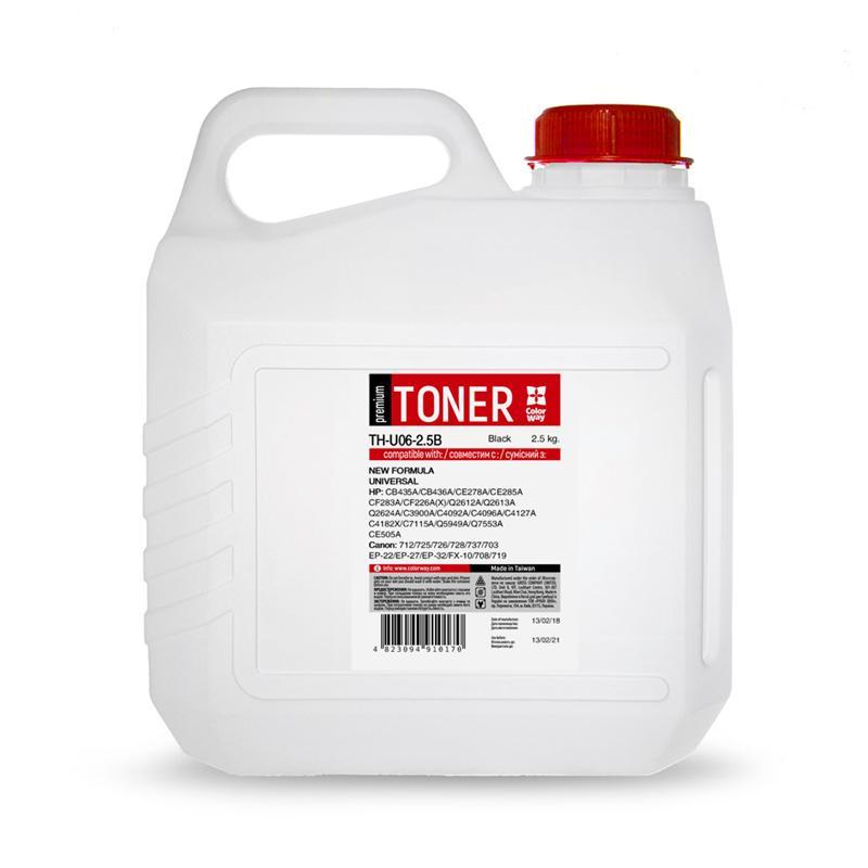 Тонер CW (TH-U06-2.5B) HP LJ 1005/2035/1010/M402/426 Преміум, 2,5 кг, монохромний колір, фото 1