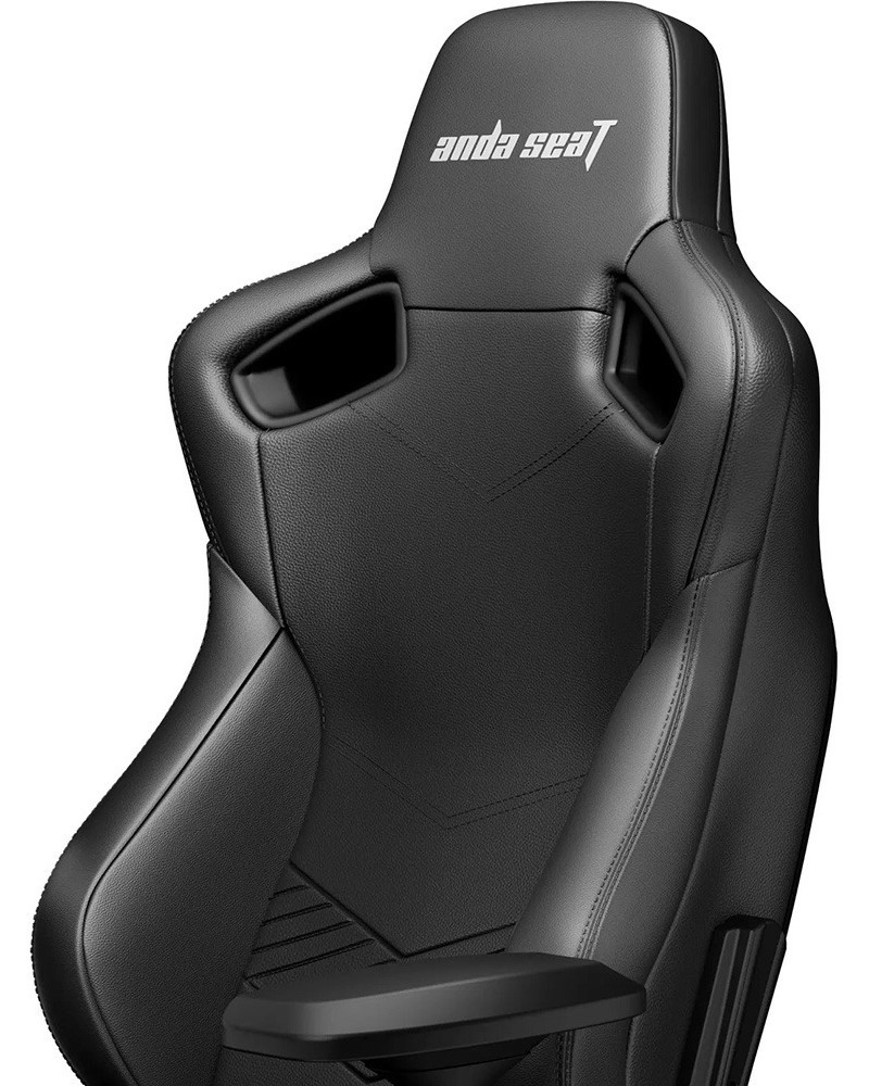 Крісло для геймерів Anda Seat Kaiser 2 Size XL Black (AD12XL-07-B-PV-B01) з максимальною навантаженням 200 кг та механізмом Conve, фото 1