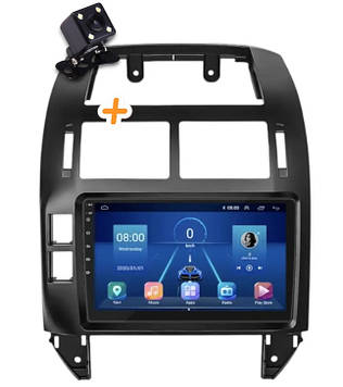 Магнітола для Volkswagen Polo 2004-2011 на Android | Сенсорний екран, GPS, Bluetooth, камера заднього виду