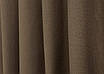 Світлонепроникна тканина блекаут з фактурою "Льон мішковина". Висота 2,8 м. Колір: коричневий. 277ш, фото 2