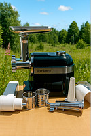 Мясорубка Rainberg RB-2270 Мощная мясорубка для дома 3800вт Мясорубка с множеством насадок